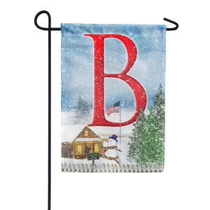 Christmas Trees For Sale Double Sided Monogram Garden Flag