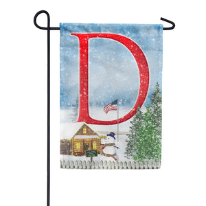 Christmas Trees For Sale Double Sided Monogram Garden Flag