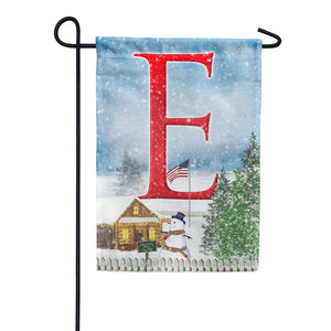 Christmas Trees For Sale Double Sided Monogram Garden Flag