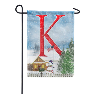 Christmas Trees For Sale Double Sided Monogram Garden Flag