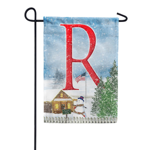 Christmas Trees For Sale Double Sided Monogram Garden Flag