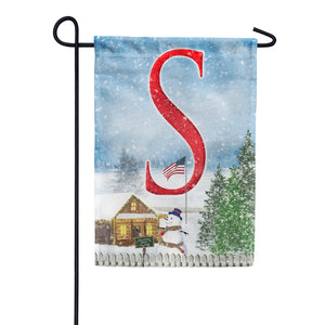 Christmas Trees For Sale Double Sided Monogram Garden Flag