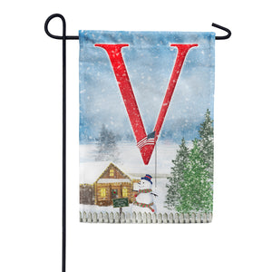 Christmas Trees For Sale Double Sided Monogram Garden Flag