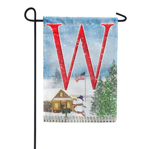 Christmas Trees For Sale Double Sided Monogram Garden Flag