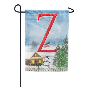 Christmas Trees For Sale Double Sided Monogram Garden Flag
