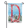 Stay Warm America Double Sided Monogram Garden Flag