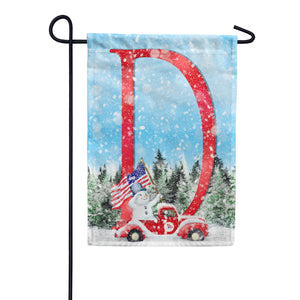 Stay Warm America Double Sided Monogram Garden Flag