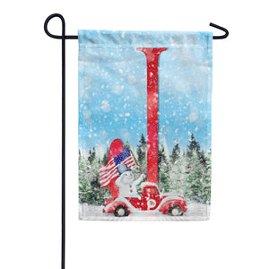 Stay Warm America Double Sided Monogram Garden Flag