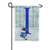 Just Keep Shovelin' Double Sided Monogram Garden Flag