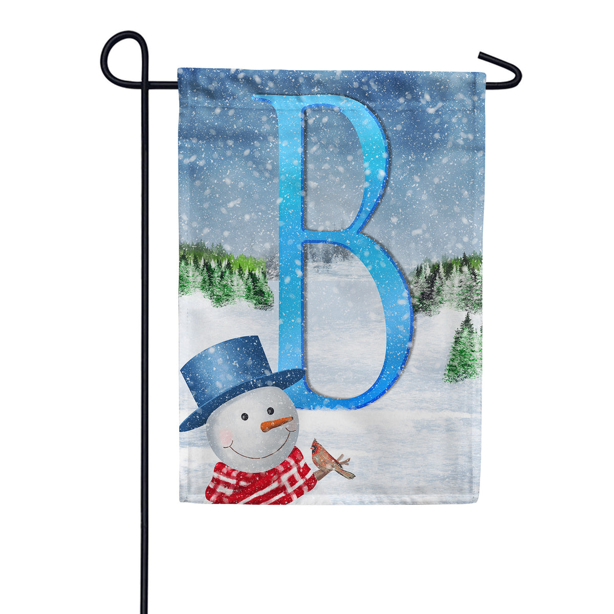 There's Snow Sun Today! Double Sided Monogram Garden Flag