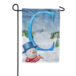 There's Snow Sun Today! Double Sided Monogram Garden Flag