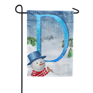 There's Snow Sun Today! Double Sided Monogram Garden Flag
