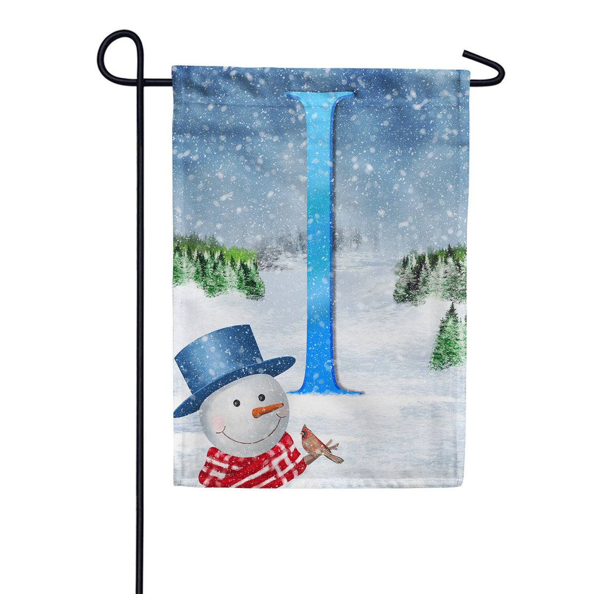There's Snow Sun Today! Double Sided Monogram Garden Flag