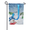 There's Snow Sun Today! Double Sided Monogram Garden Flag