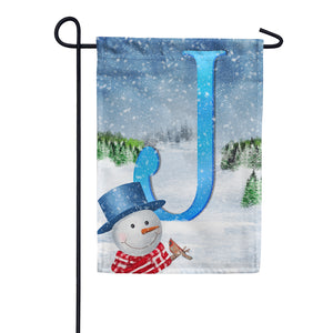 There's Snow Sun Today! Double Sided Monogram Garden Flag