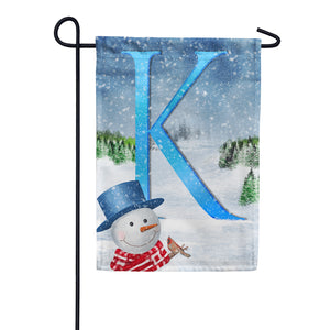 There's Snow Sun Today! Double Sided Monogram Garden Flag