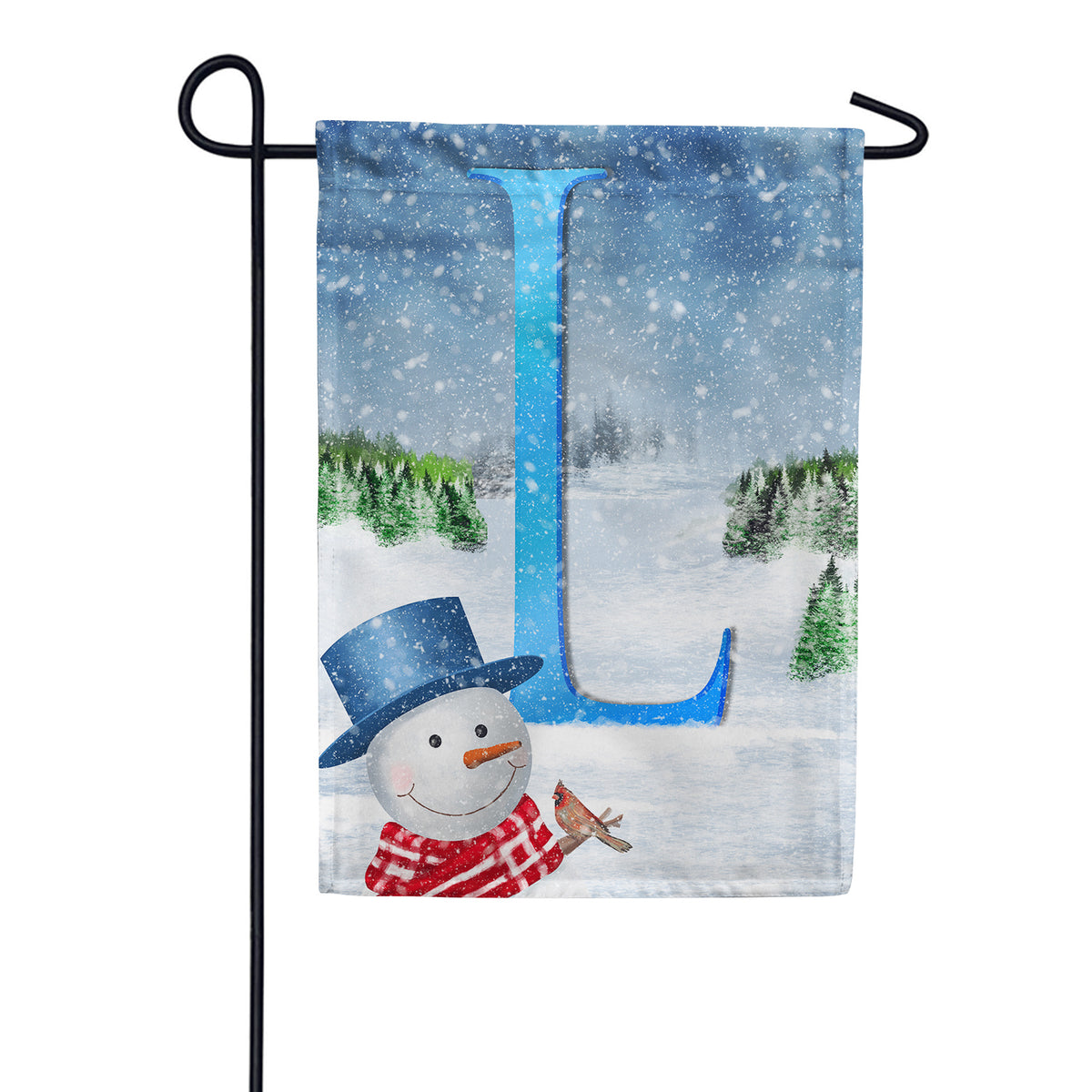 There's Snow Sun Today! Double Sided Monogram Garden Flag