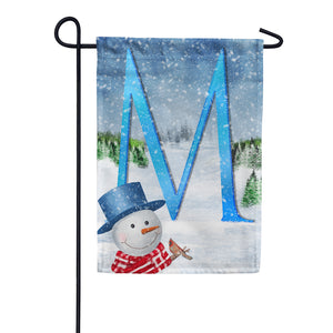There's Snow Sun Today! Double Sided Monogram Garden Flag