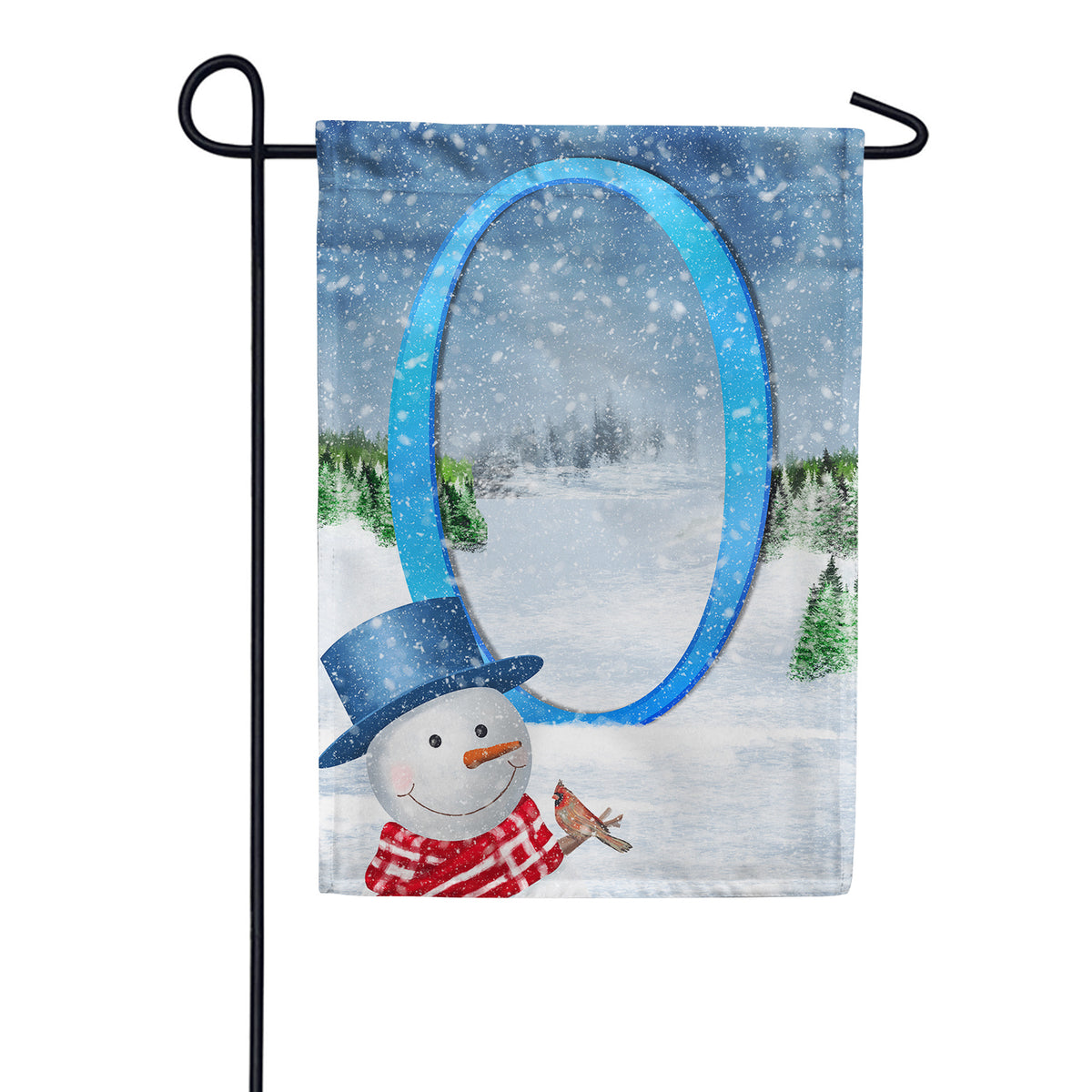 There's Snow Sun Today! Double Sided Monogram Garden Flag