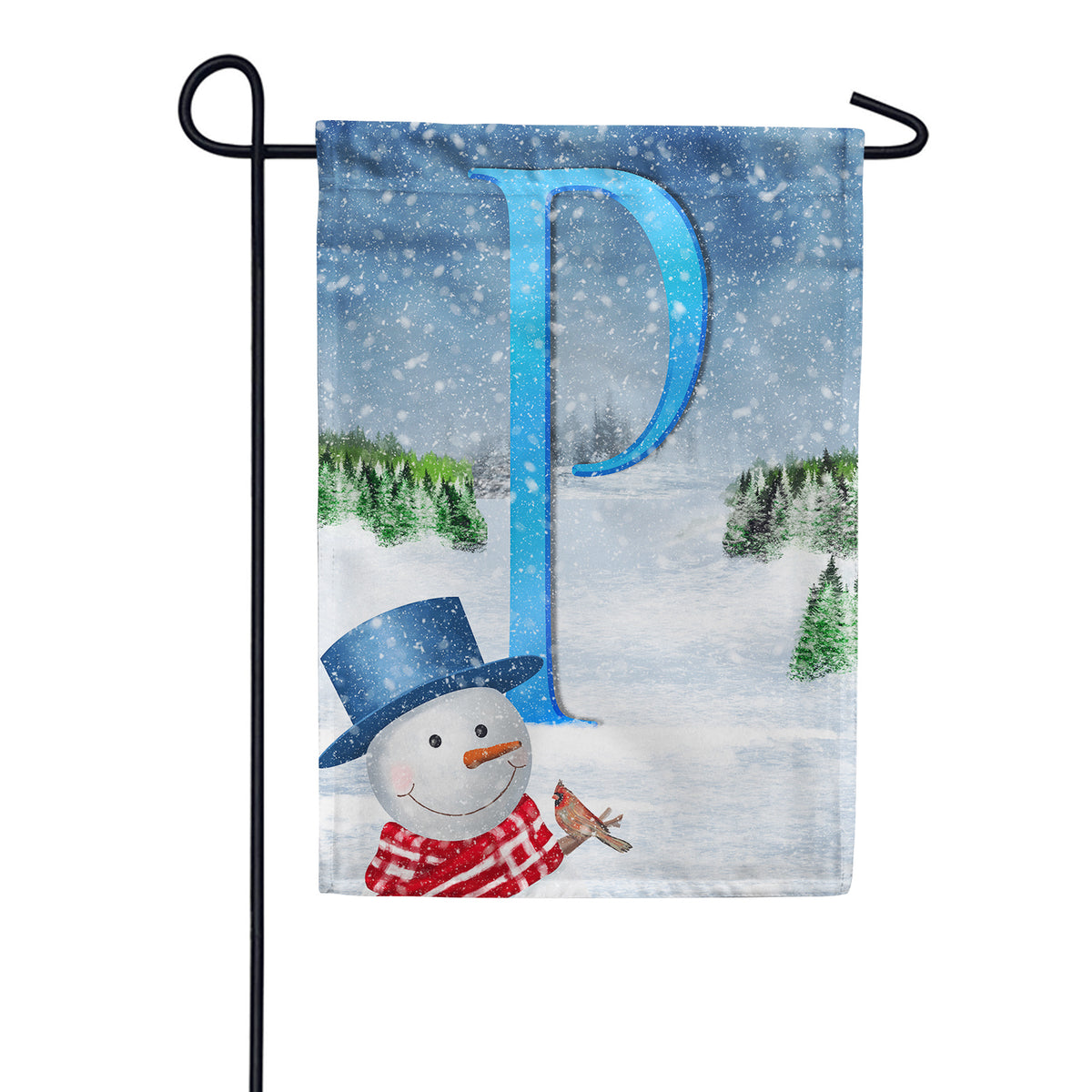There's Snow Sun Today! Double Sided Monogram Garden Flag