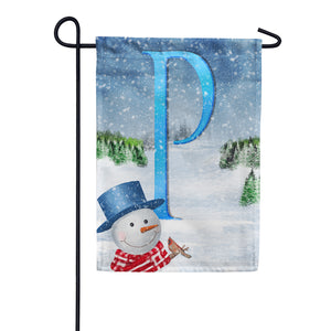 There's Snow Sun Today! Double Sided Monogram Garden Flag