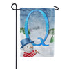 There's Snow Sun Today! Double Sided Monogram Garden Flag
