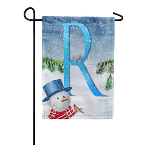 There's Snow Sun Today! Double Sided Monogram Garden Flag