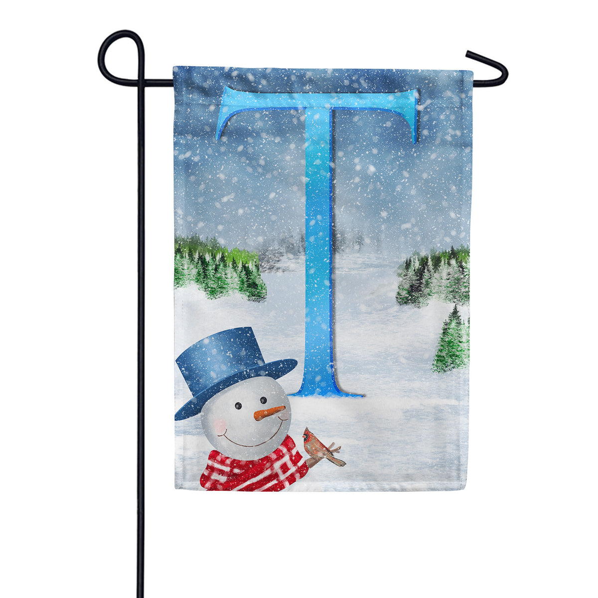 There's Snow Sun Today! Double Sided Monogram Garden Flag