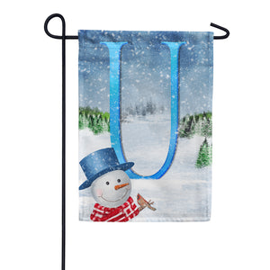 There's Snow Sun Today! Double Sided Monogram Garden Flag