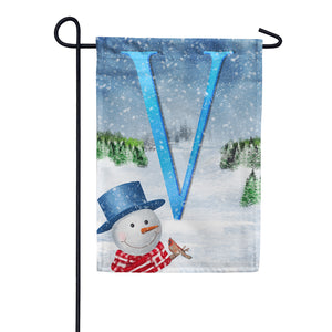 There's Snow Sun Today! Double Sided Monogram Garden Flag