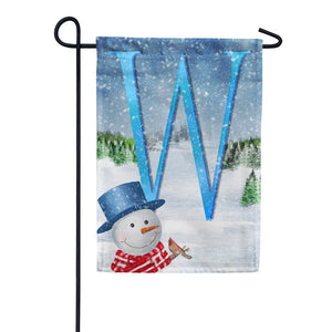 There's Snow Sun Today! Double Sided Monogram Garden Flag