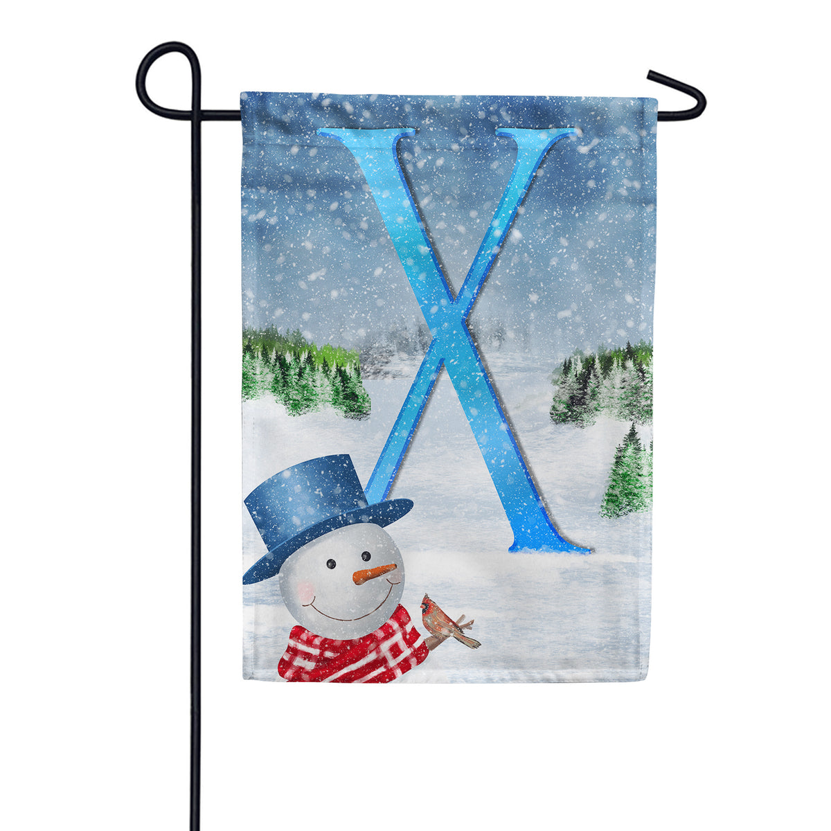 There's Snow Sun Today! Double Sided Monogram Garden Flag