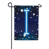 New Year Starlight Monogram Garden Flag