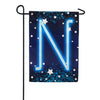 New Year Starlight Monogram Garden Flag