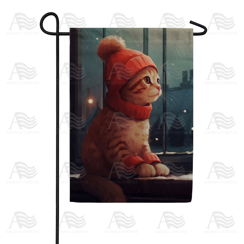 Wishing For Catnip Toys Garden Flag