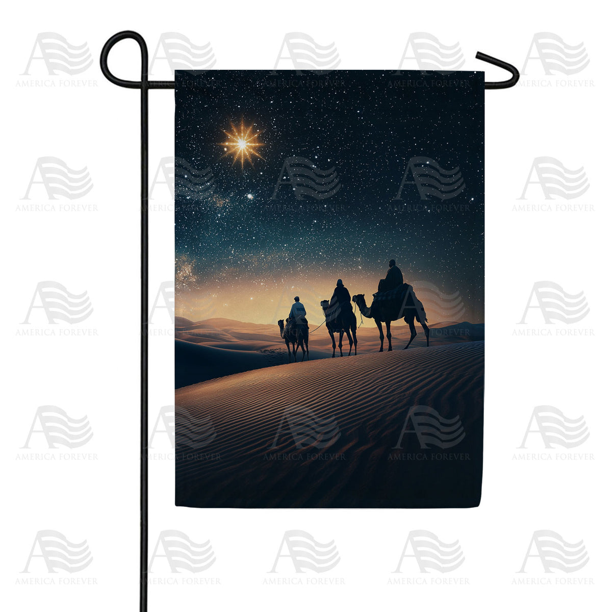 Desert Journey Nativity Double Sided Garden Flag