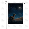 Camel Under Star Christmas Double Sided Garden Flag