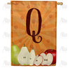 Apples & Pears Monogram Double Sided House Flag