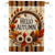 Gingham Autumn Greeting Double Sided House Flag