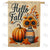 Sunflower Pumpkin Vase Double Sided House Flag