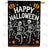 Happy Halloween Skeletons Double Sided House Flag