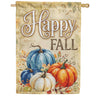 Happy Fall Pumpkins Autumn Harvest House Flag