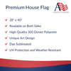 The Lord Has Come! Double Sided House Flag