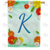 Bright Cosmos Monogram Double Sided House Flag