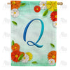 Bright Cosmos Monogram Double Sided House Flag