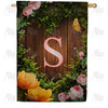 House Light Monogram Double Sided House Flag