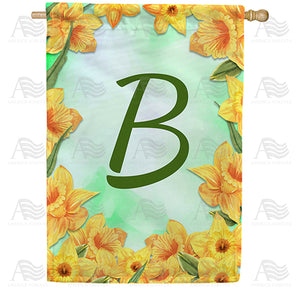 Daffodils Double Sided House Flag