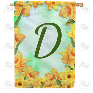 Daffodils Double Sided House Flag