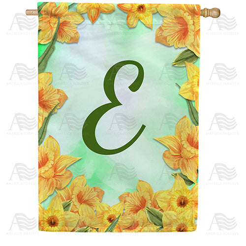 Daffodils Double Sided House Flag