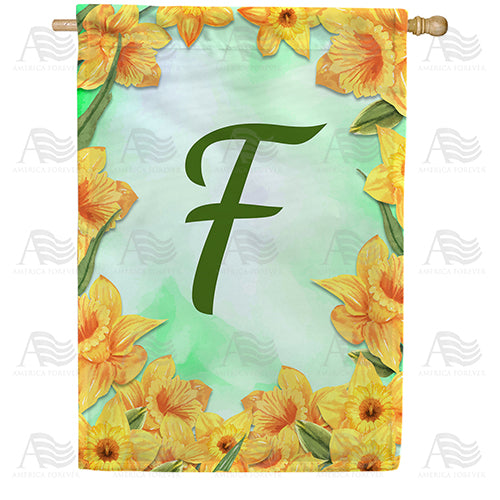 Daffodils Double Sided House Flag